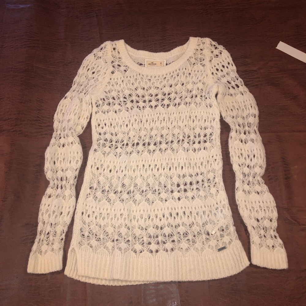 White Hollister Sweater